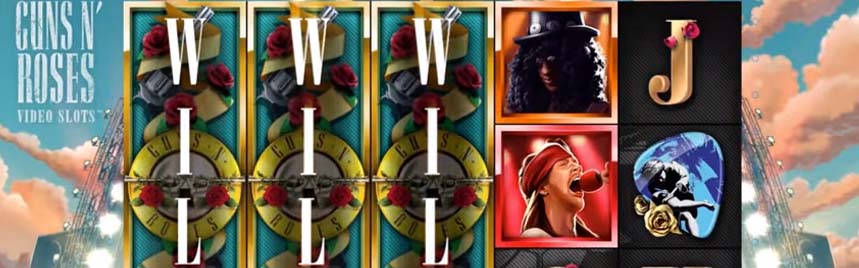 Rock out with NetEnts Guns N Roses slot