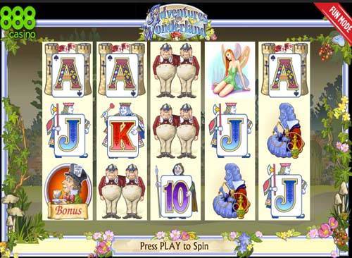 Adventure in Wonderland slot free play demo