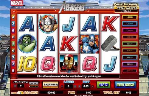 The Avengers slot free play demo