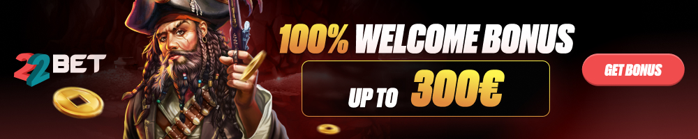 Claim Bonus at 22bet