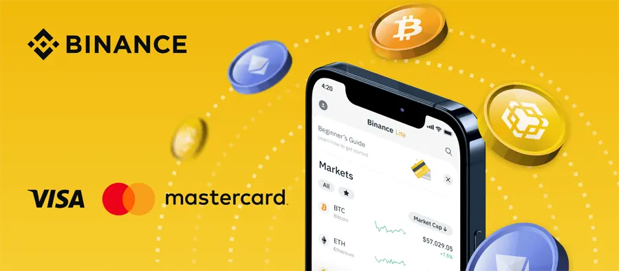 buy bitcoin and crypto at Binance