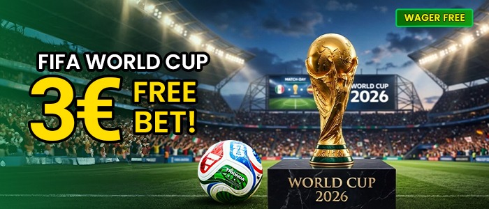 FIFA World Cup 3€ FREE Bet