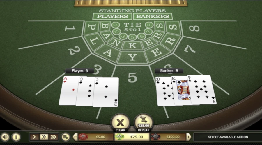 Step by step Baccarat gameplay guide