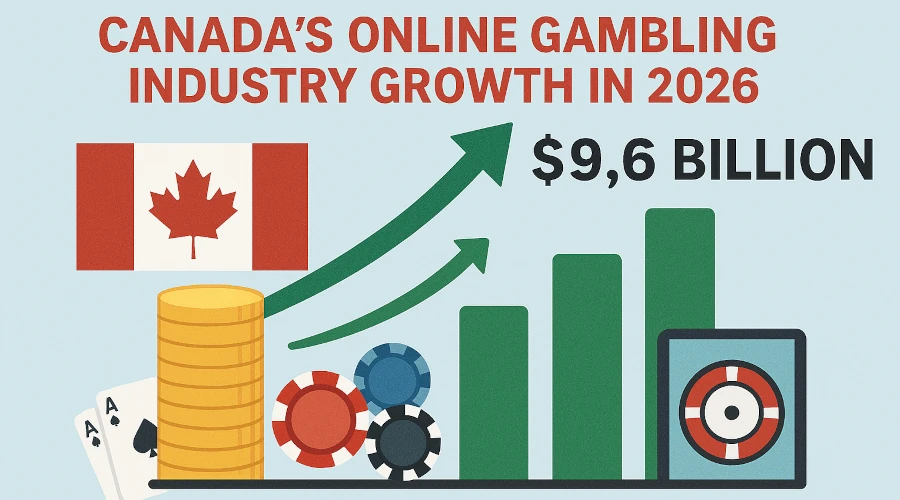 Canada’s online gambling industry growth in 2026 driven by mobile betting, digital casinos, and rising sports wagering