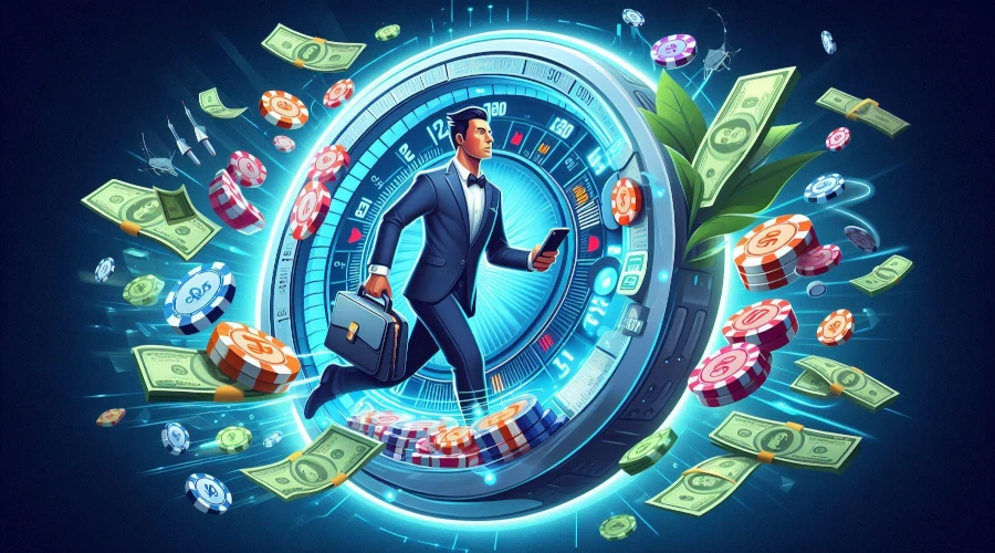 Fastest online casino withdrawal methods including cryptocurrency, e-wallets like Skrill, and instant bank transfers