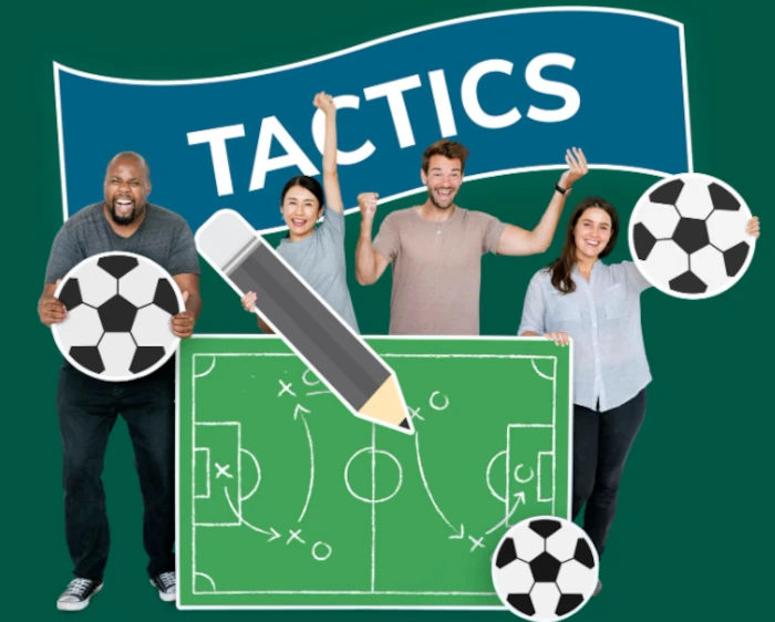 Modern football tactics showing data-driven analysis and fluid player positioning on the pitch