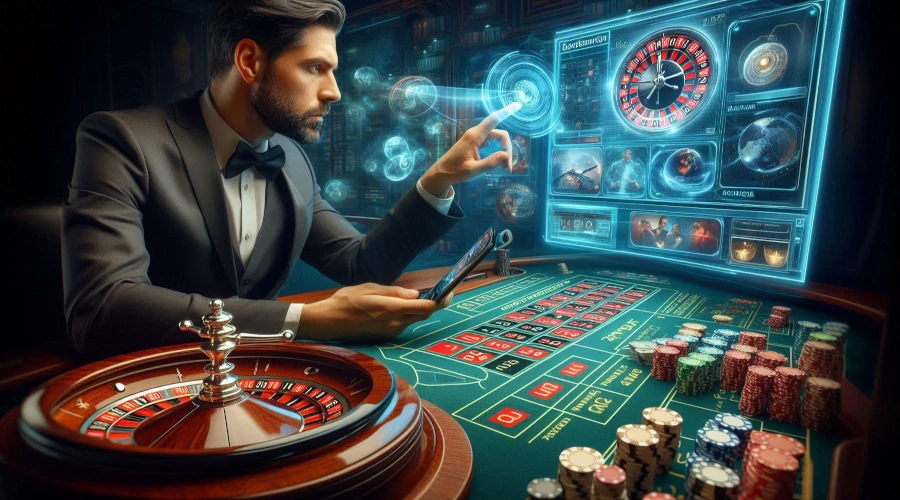 Interactive Live Roulette Game with Real Dealer at The Online Casino
