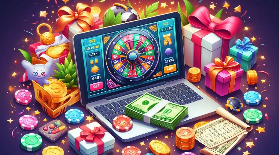 Overview of online casino bonuses including deposit match, free spins, and no deposit offers