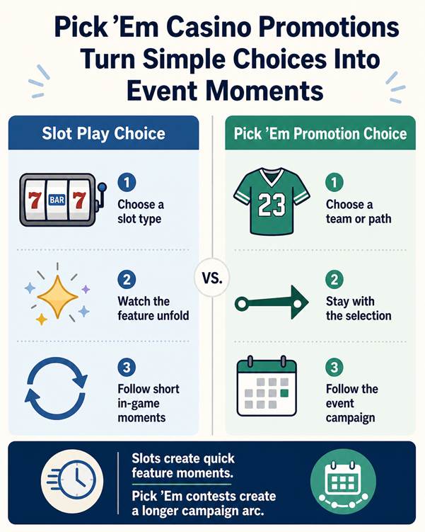 Pick Em promotion choice flow
