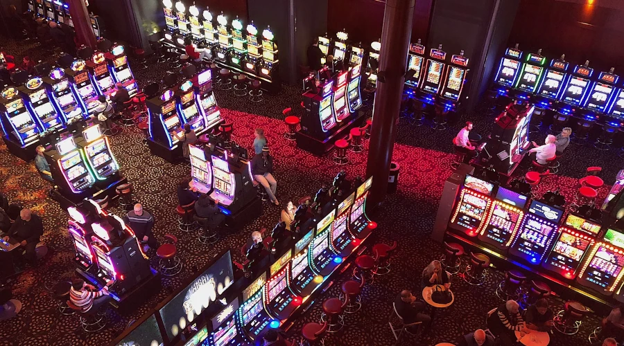 Casino with pokies machines