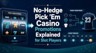 Pick Em casino promotion hero graphic