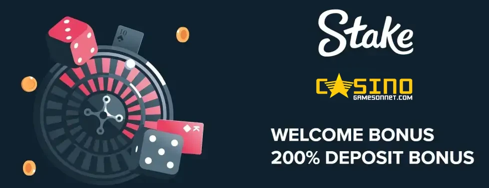 Stake.com Exclusive 200% Casino Bonus via CasinoGamesOnNet – Up to $1000 for New Players