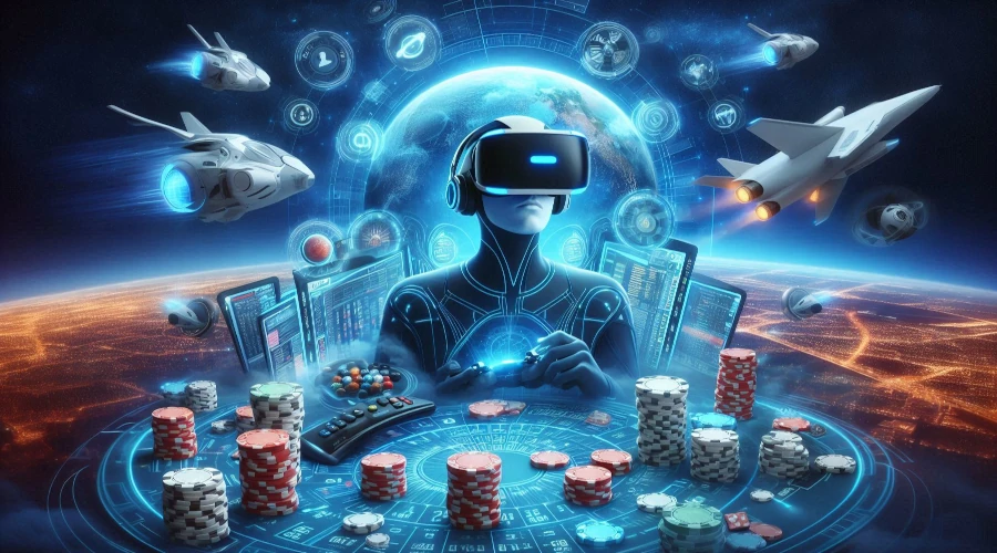 Virtual reality casino games