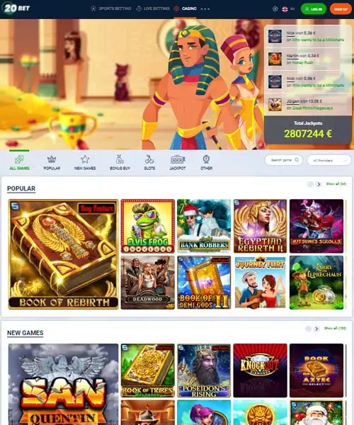 20Bet Casino review