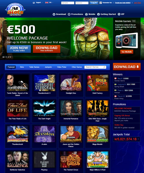 All Slots Mobile Casino Download