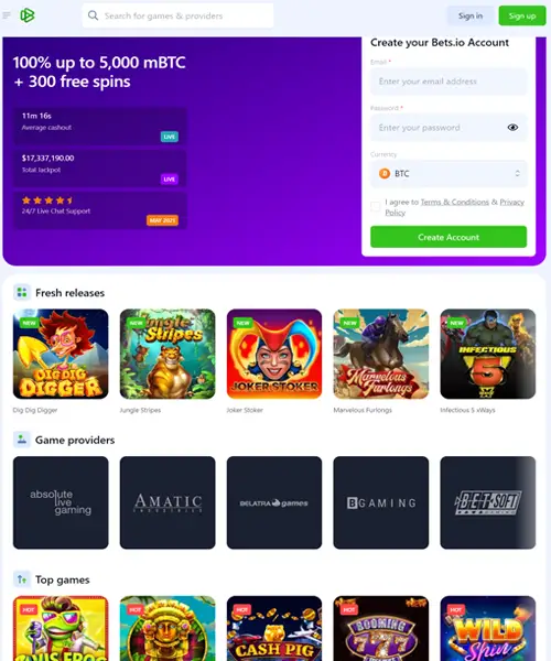 Bets.io review and summary