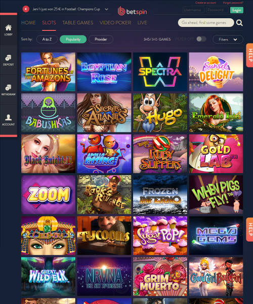 Betspin Casino review