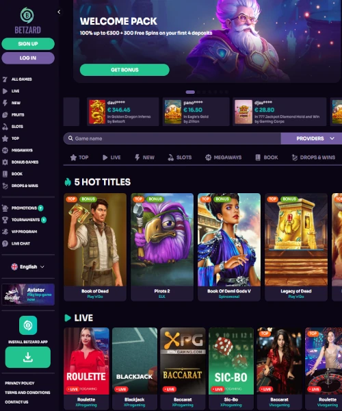 Betzard Casino review