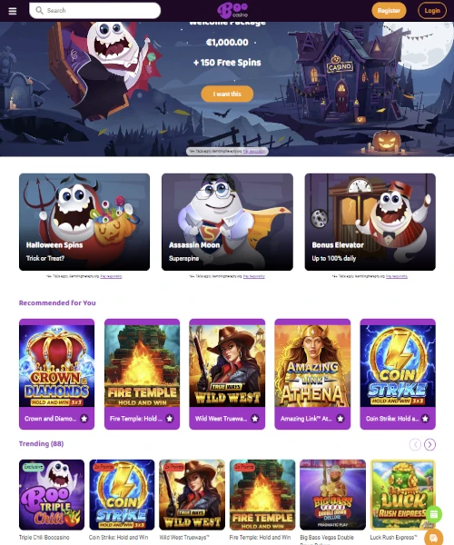 Boo Casino review