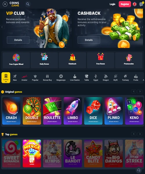 Coins Game Casino review