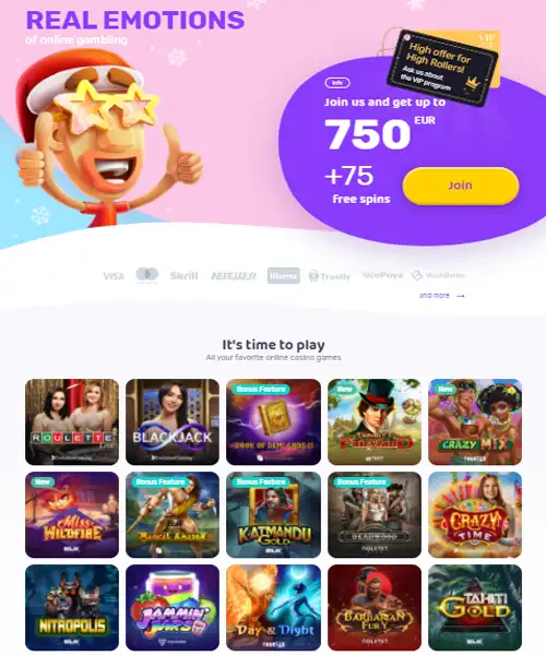 Emojino casino no deposit bonus