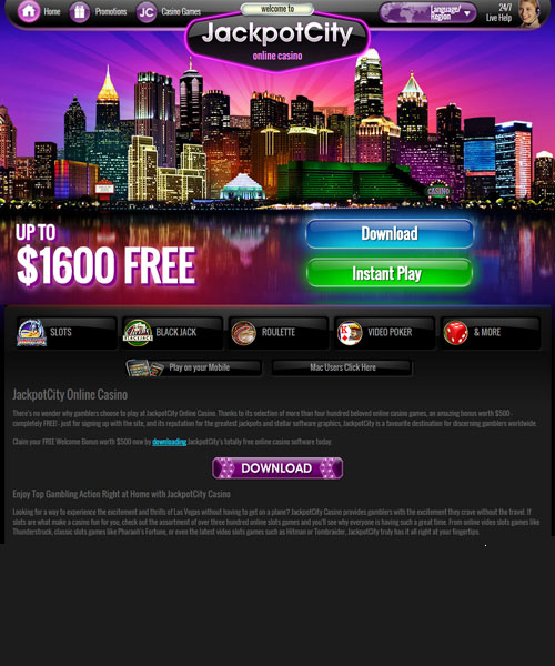 Jackpot City Casino review