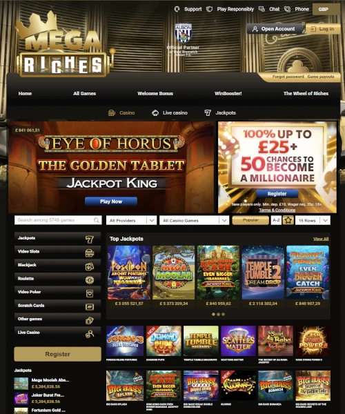 Mega Riches Casino review