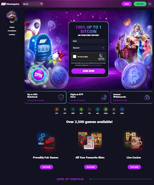 Metaspins Casino review