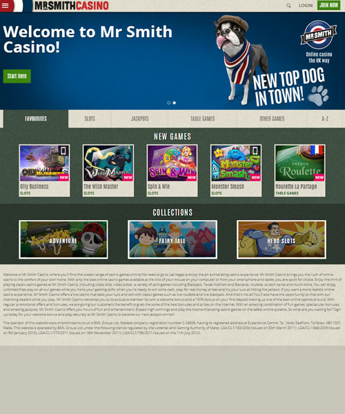 Mr Smith Casino review
