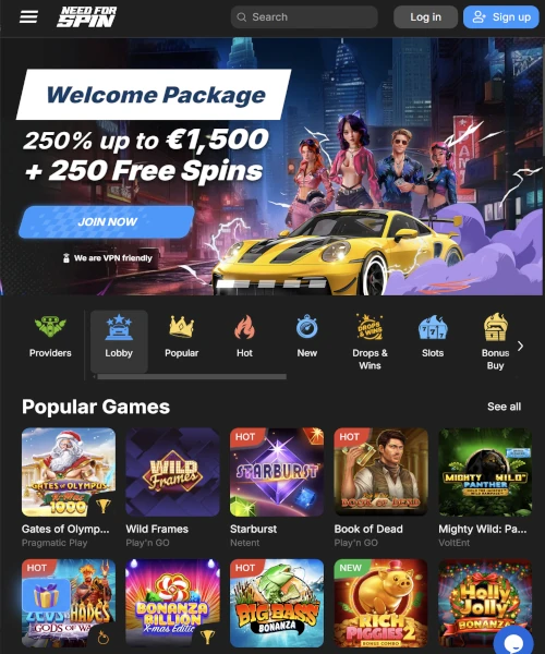 Need For Spin Casino review