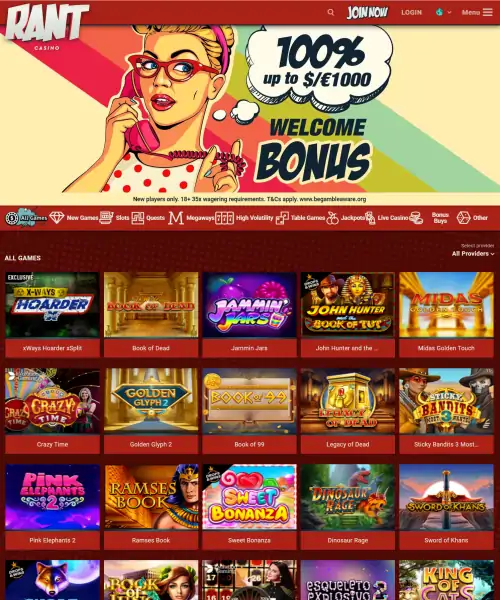 Rant Casino review