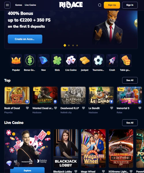 RioAce Casino review