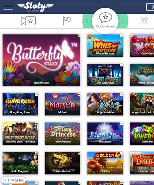 Sloty Casino review
