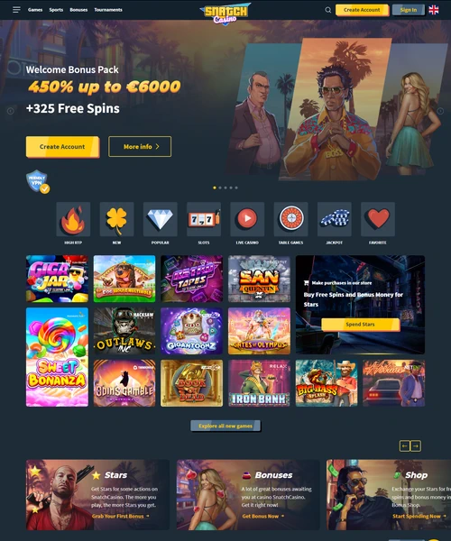 Snatch Casino review
