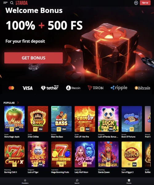 Starda Casino review