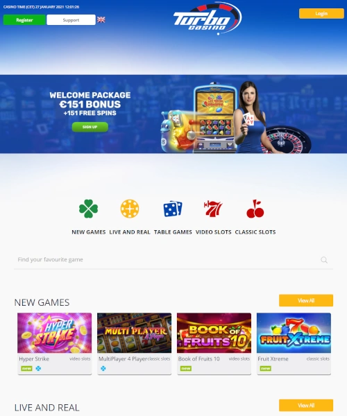 Turbo Casino review