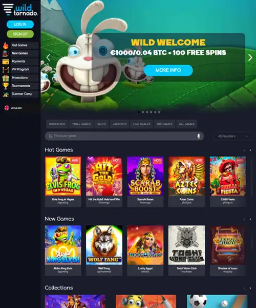 Wild Tornado Casino review