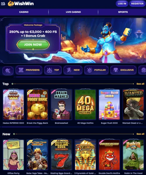 WishWin Casino review