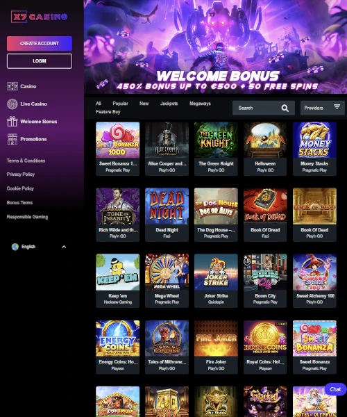 X7 Casino review