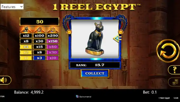 1 Reel Egypt base game review