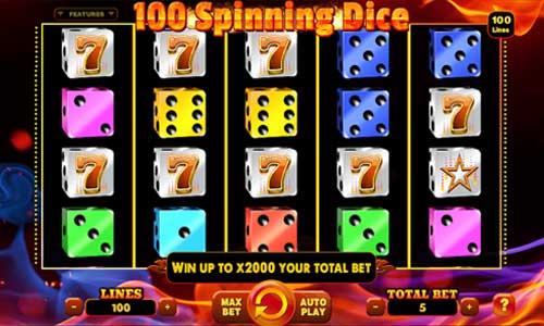 100 Spinning Dice base game review