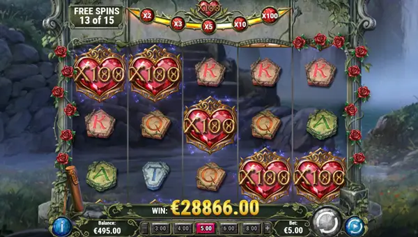 15 Crystal Roses A Tale of Love free spins