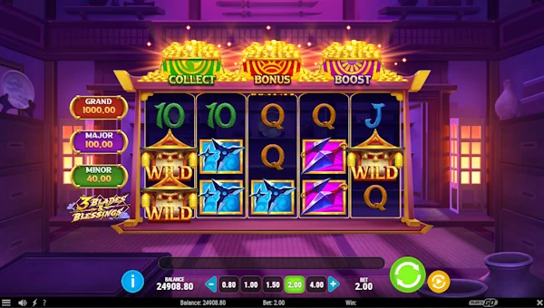 3 Blades and Blessings Base Game Screenshot – Showing Features