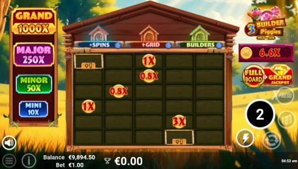 3 Builder Piggies Bonus Game – Free Spins Features