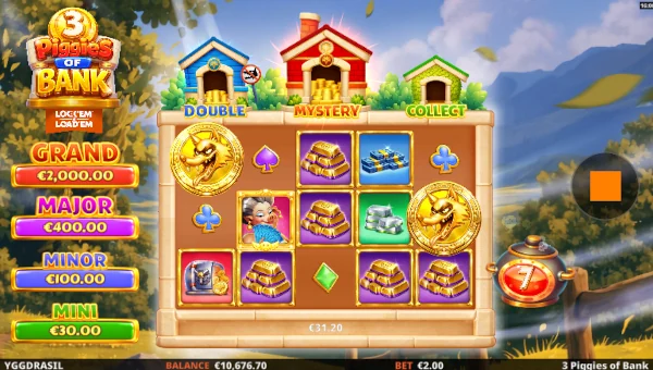3 Piggies of Bank Bonus Game – Free Spins Features