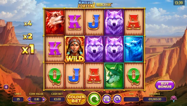 4 Wolves of Fortune DoubleMax base game review