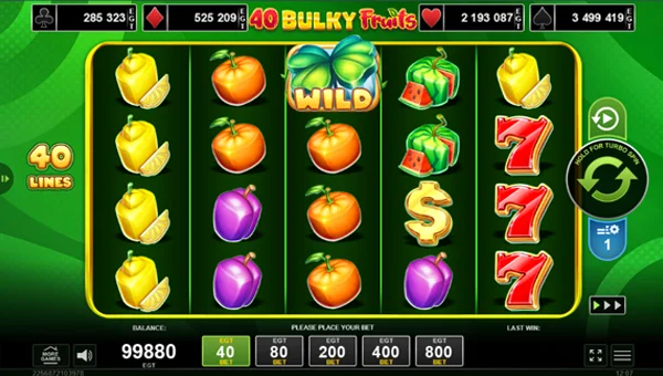 40 Bulky Fruits base game review