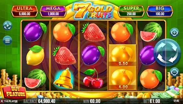 7 Gold Fruits base game review