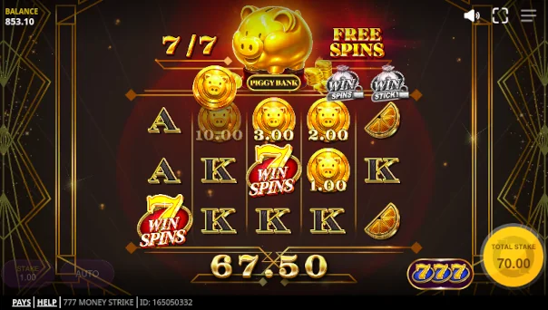 777 Money Strike Bonus Game – Free Spins Features