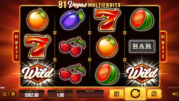 81 Vegas Multi Fruits base game review